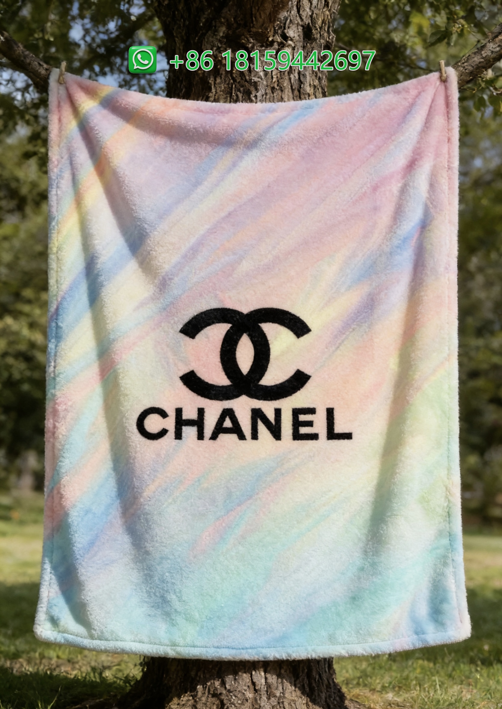 Chanel Throw Blankets